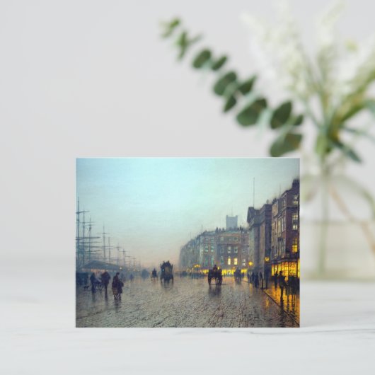 Wappingのヴィンテージの絵を描くことからのリヴァプール ポストカード (スタンド正面)