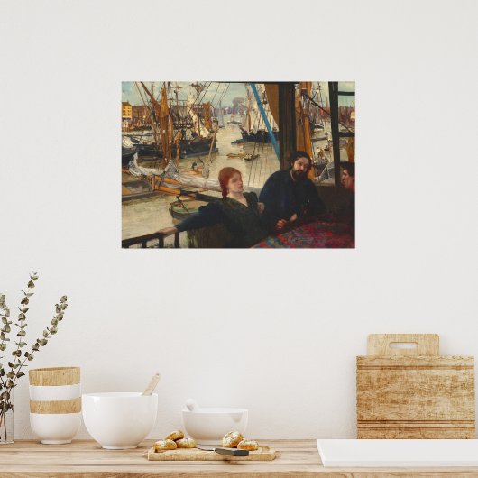 Wapping - James McNeill Whistlerファインアートポスター ポスター (キッチン)