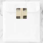 Wappingersは村Fishkillの下ります スクエアシール (バッグ)