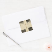 Wappingersは村Fishkillの下ります スクエアシール (封筒)