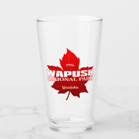 Wapusk NP （メープルリーフ） タンブラーグラス (正面)