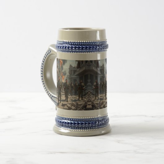 war ビールジョッキ (正面左)