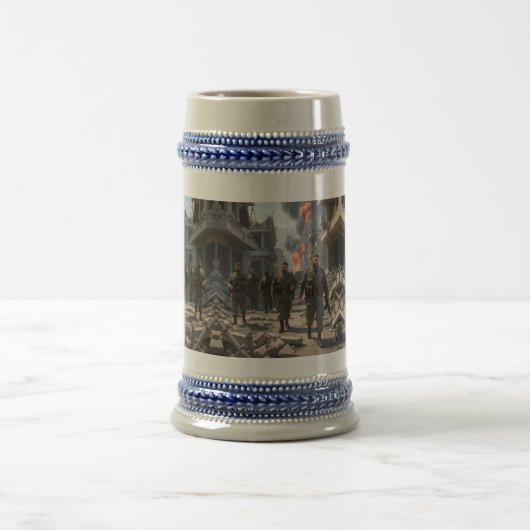 war ビールジョッキ (中央)