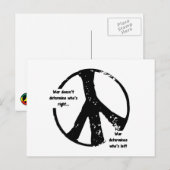 War Determines Who's 離れ Postcard ポストカード (正面/裏面)