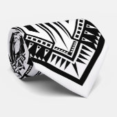 War Eagle (黒/白) ネクタイ (ロール)