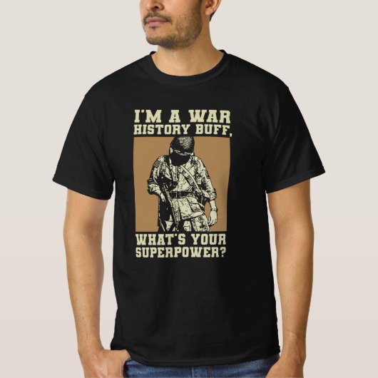 War History Buff - WW2 Enthusiast Tシャツ (正面)