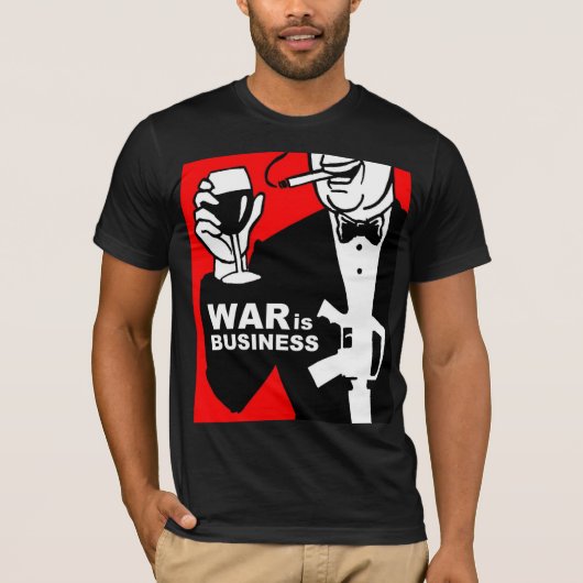 war is business tシャツ (正面)