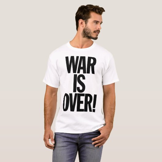 WAR IS OVER! Tシャツ (正面フル)