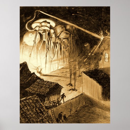 War Of The Worlds Heat Ray At Chobham Road ポスター (正面)