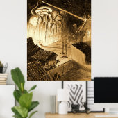 War Of The Worlds Heat Ray At Chobham Road ポスター (ホームオフィス)