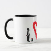 War or Love? マグカップ (左)