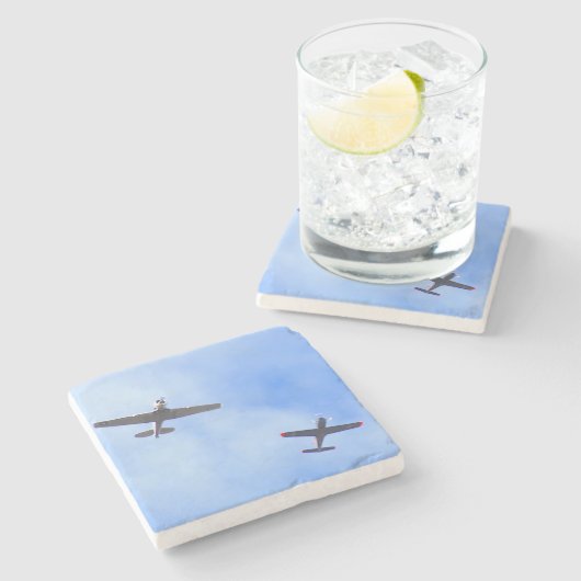 War Plane ストーンコースター (横)