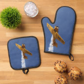 War plane 鍋つかみ&鍋敷きセット (トップダウン)