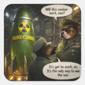 War room sticker スクエアシール (正面)