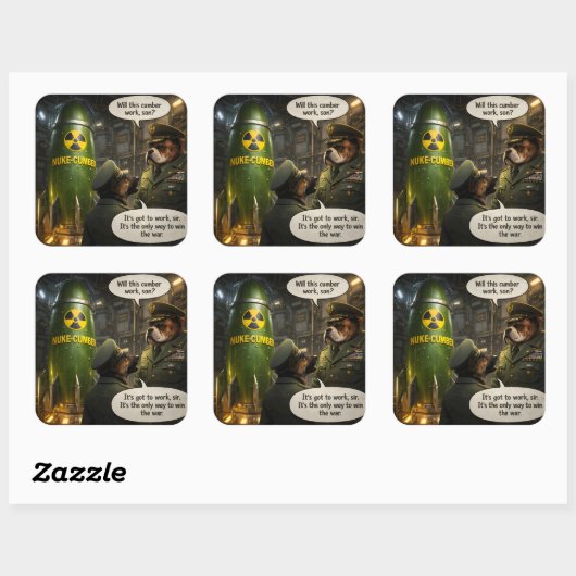 War room sticker スクエアシール (シート)