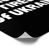 War Sick And Tired Ukraine  ポスター (角)