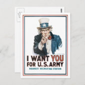 War Time Postcard, World War 1 and 2 ポストカード (正面/裏面)