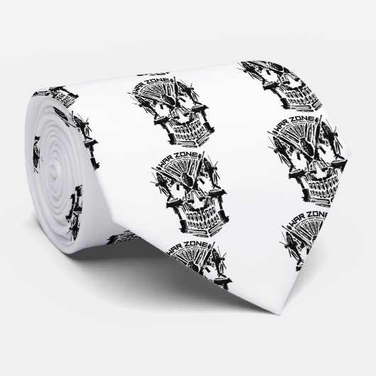 War Zone Skull ネクタイ (ロール)
