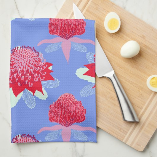 Waratah キッチンタオル (四つ折り)