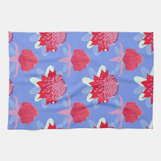 Waratah キッチンタオル (横)