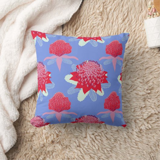 Waratah クッション (ブランケット)