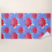 Waratah ビーチタオル (正面)