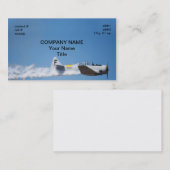 Warbirdの引きずる煙 名刺 (正面/裏面)