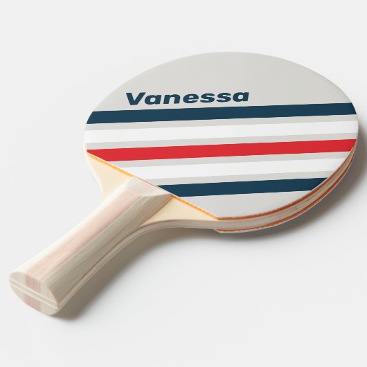 Warbird Angled Striping with Name 卓球ラケット (正面アングル)