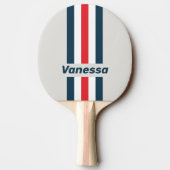 Warbird Pin Stripes with Name 卓球ラケット (裏面)