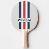 Warbird Pin Stripes with Name 卓球ラケット (正面)