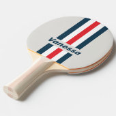 Warbird Pin Stripes with Name 卓球ラケット (正面アングル)