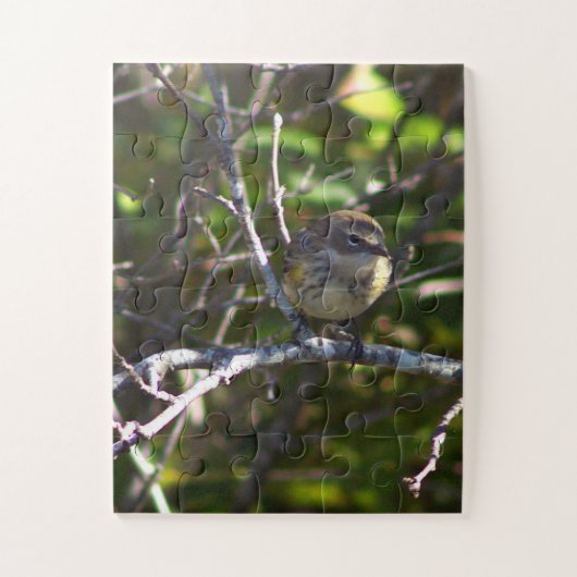 Warbler Bird Photo Puzzle ジグソーパズル (縦)
