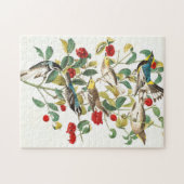 Warbler by John James Audubon ジグソーパズル (横)