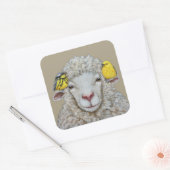 Warblers Waraming squareステッカー スクエアシール (封筒)