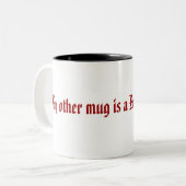 WarcraftテーマのBrewfestのコーヒー・マグ ツートーンマグカップ (正面左)