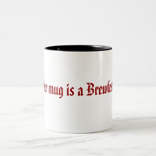 WarcraftテーマのBrewfestのコーヒー・マグ ツートーンマグカップ (中央)
