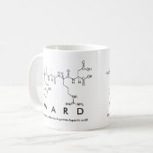 Wardペプチド名mug コーヒーマグカップ (正面左)