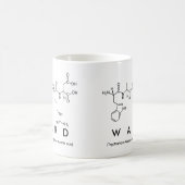 Wardペプチド名mug コーヒーマグカップ (中央)