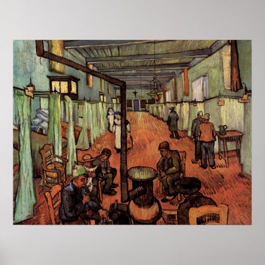 Ward in the Hospital in Arles by Vincent van ゴッホ ポスター (正面)
