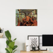 Ward in the Hospital in Arles by Vincent van ゴッホ ポスター (ホームオフィス)