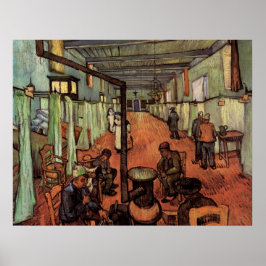 Ward in the Hospital in Arles by Vincent van ゴッホ ポスター
