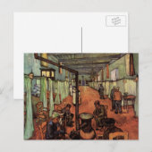 Ward in the Hospital in Arles by Vincent van ゴッホ ポストカード (正面/裏面)