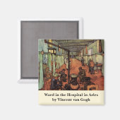 Ward in the Hospital in Arles by Vincent van ゴッホ マグネット (正面/裏面)