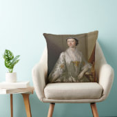 Wardle 1742年夫人(キャンバスの油) クッション (椅子)