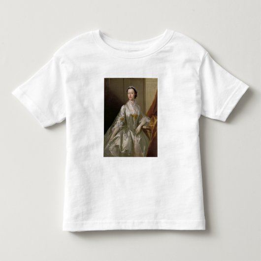 Wardle 1742年夫人(キャンバスの油) トドラーTシャツ (正面)
