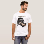 WardogデザインメンズベーシックTシャツ Tシャツ (正面フル)