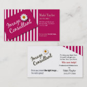 Wardrober、"イメージコンサルタントII"の-ファッションのスタイリスト 名刺 (正面/裏面)