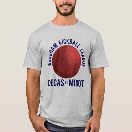 Wareham Kickball League Tee Tシャツ (正面)