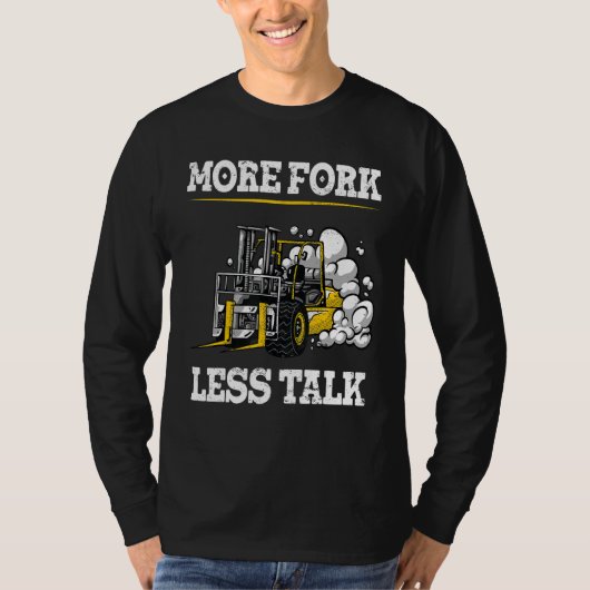 Warehouse Clerk Forklift Operator Lift Truck Forkl Tシャツ (正面)