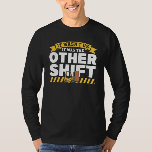 Warehouse Forklift Driver Forklift Operator Forkli Tシャツ (正面)